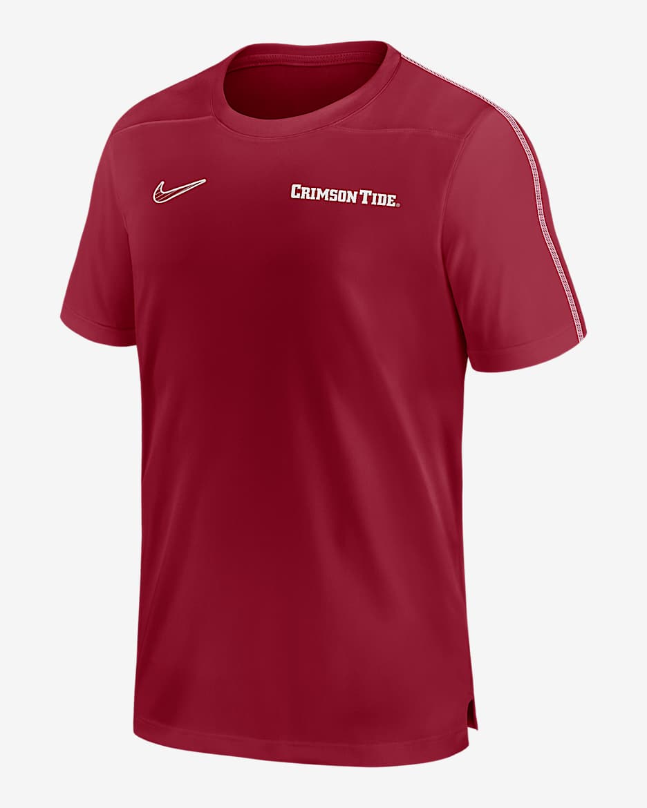 Alabama Sideline Coach Men's Nike Dri-FIT College Top. Nike.com